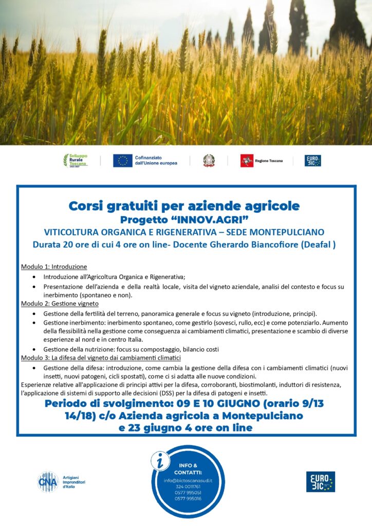 viticoltura organica e rigenerativa